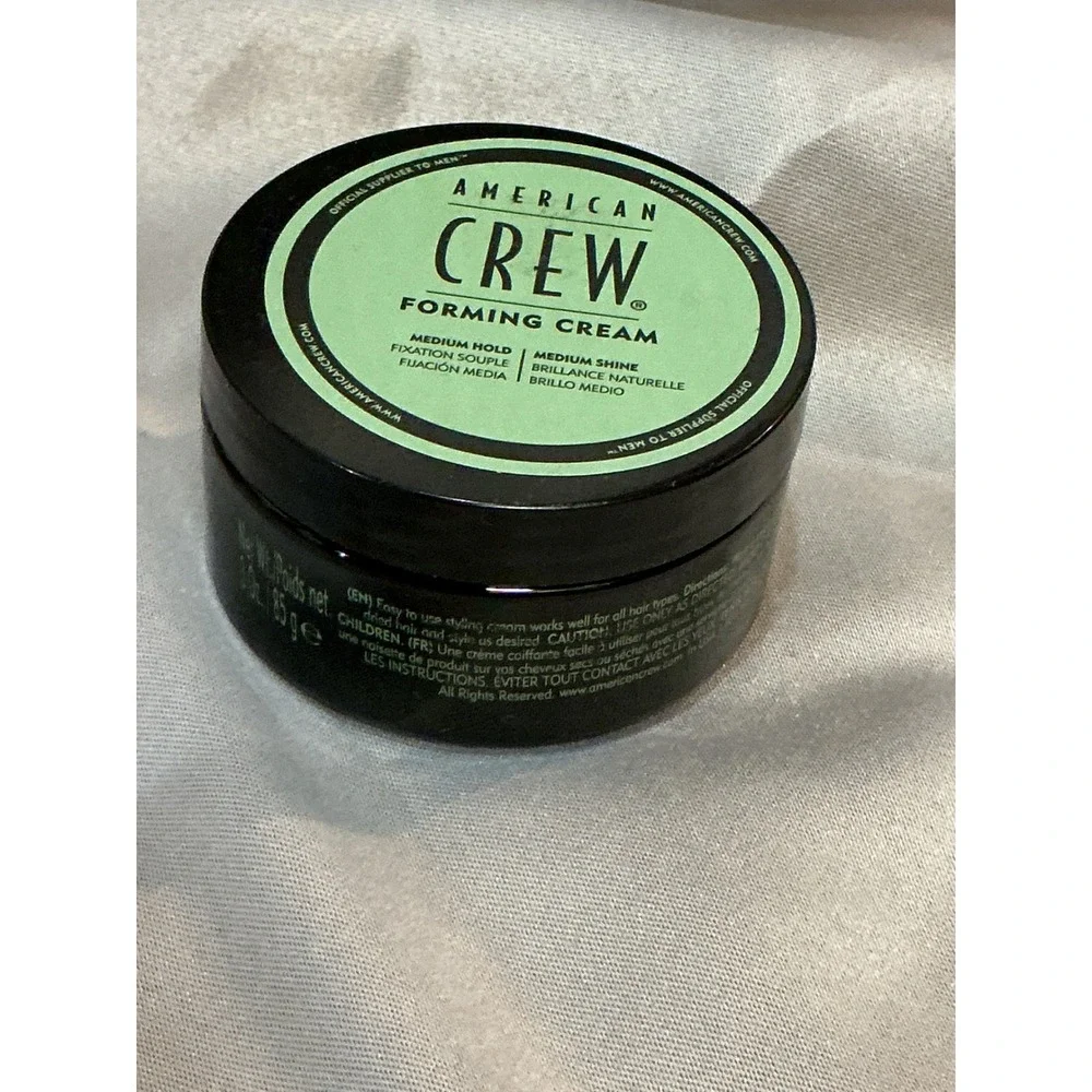 American Crew Forming Cream Mens 3oz Green Medium Hold Shine New No Box Pomade
